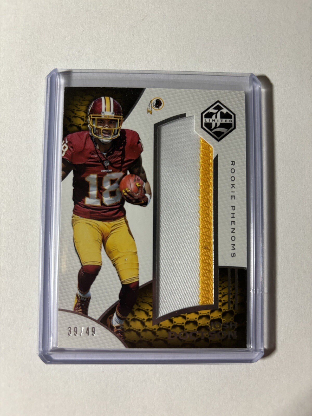 2016 Panini Limited Josh Doctson Rookie Phenoms Patch /49 RC