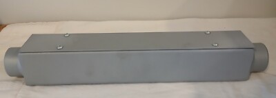 Appleton 1'' x 12'' Steel Pull Box 1200 Threaded Hubs  w/cover. NEW. Free Shipping