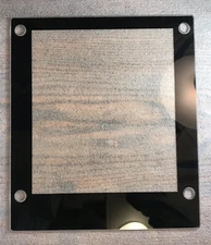 2 Panes Ceramic Wood / Fuel / Coal / Pellet  Stove Replacement Glass 13.5x15.5