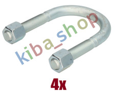 4x LEAF SPRING SHACKLE 110MM M14X15MM NUT FITS FOR D TRANSIT CUSTOM V362
