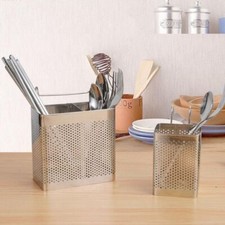 1pc Rack Organizer Stainless Steel Chopstick Holder Cutlery Dryer Drainer Shelf