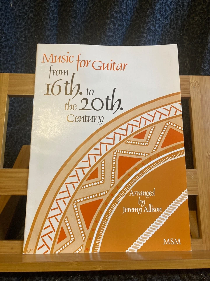 Music for Guitar 16th 20th century Jeremy Allison partition guitare MSM - Photo 1/1