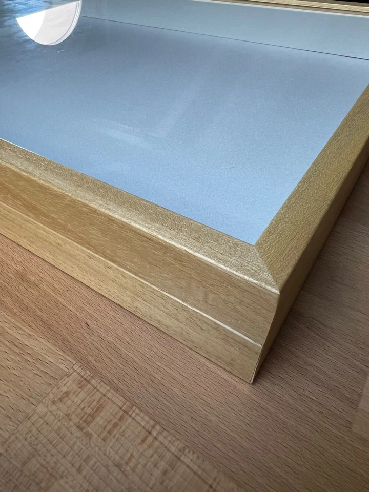 scatola entomologica grande 39x52 legno chiaro, cassetta farfalle/insetti, NUOVA - Immagine 4 di 4