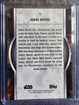 2022 Topps Star Wars Masterworks Koska Reeves | eBay