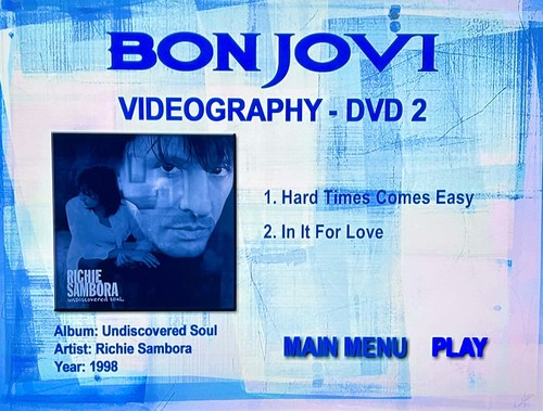 BON JOVI The Music Video Anthology 1984-2009 4 DVD Set (Jon Richie Sambora Solo) - Imagen 16 de 24