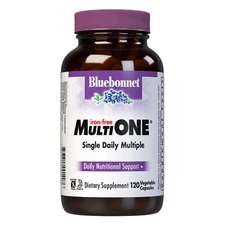 Bluebonnet Multi One Iron Free 120 Veg Capsules