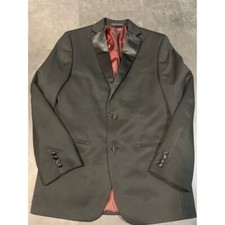 Madison Stylish Burgundy Jacket Polyester Rayon Blend Outerwear B-301