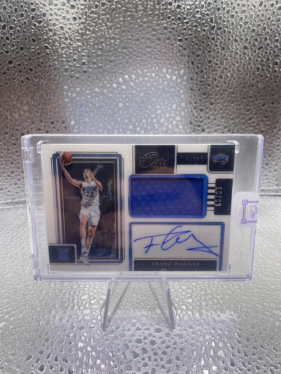 2021-22 Panini One and One Franz Wagner Rookie Jersey Auto RC #93 