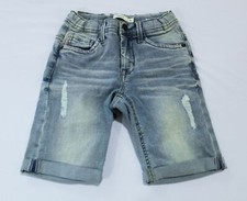 Name It Children's Light Wash Distressed Straight Leg Shorts JB1 Blue Size 9YRS