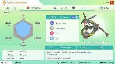 0119 XYORAS - Nintendo HK Shiny Rayquaza (HK) (ENG) - English