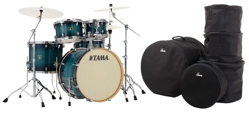 Tama CL-52KR-BAB Superstar Classic Drumkit Blue Lacquer Burst Set Taschen Gigbag