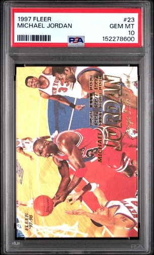 1997 FLEER #23 MICHAEL JORDAN PSA 10