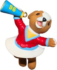 Vintage Hallmark Keepsake Ornament Yuletide Cheer Teddy Bear Cheerleader 1996