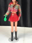 Vintage 1972 BARBIE ® HOT TOGS JACKET Put-on & Pets #1063 Skirt, Belt, Boots
