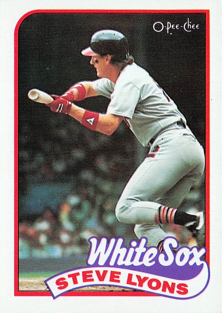 1989 O-Pee-Chee #334 Steve Lyons - Chicago White Sox