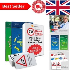 Ultimate 2026 Learner Driver  Kit: Highway Code Book & Traffic Signs Cards