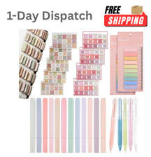 XIAOjnHONG Bible Journaling Kit 12 Highlighters 6 Pens 150 Tabs