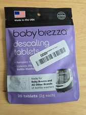 Baby Brezza Descaling Tablets for Bottle Washer Pro - 20 Tablets - New