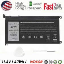 WDX0R WDXOR CYMGM Battery 42Wh For Inspiron 15 5567 5568 13 5368 7368 7569 7579