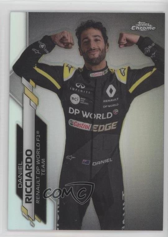 2020 Topps Chrome Formula 1 F1 Racers Refractor Daniel Ricciardo #9 0s5s