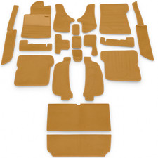 Teppichsatz Teppich für Mercedes SL107 R107/W107 Gummi Absatzschoner Dattel. Teppichsatz Teppich für Mercedes SL107 R107/W107 Gummi Absatzschoner Dattel.