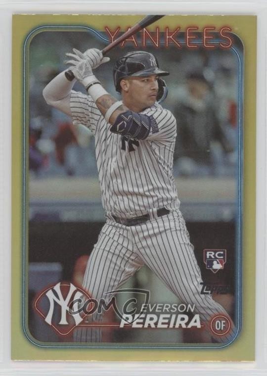 2024 Topps Series 2 Gold Foil Everson Pereira #461 1fa0