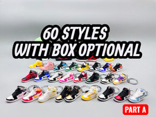 3D High Quality Jordan Mini Shoe Keychain Pair with Box Optional-PART A