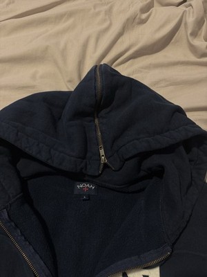 Noah NY Split Full Zip Hoodie - Navy Blue - Size Men's Large | eBay