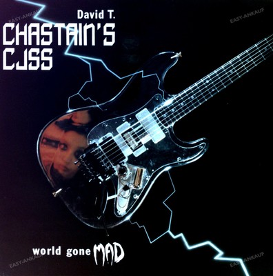 David T. Chastain's CJSS - World Gone Mad LP (VG+) '