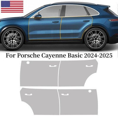 Doors For Porsche Cayenne Basic 2024-UP Precut Paint Protection Film Clear PPF