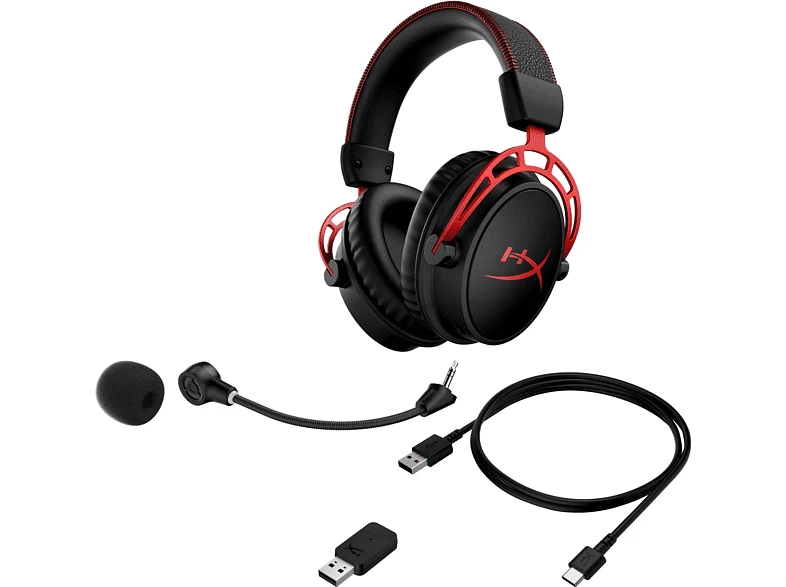 HYPERX Cloud Alpha Wireless, Over-ear Gaming Headset Schwarz - Bild 4 von 4