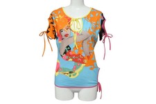 Christian Dior T Shirt Graphic Print Short Sleeved 05SS John Galliano Size F42
