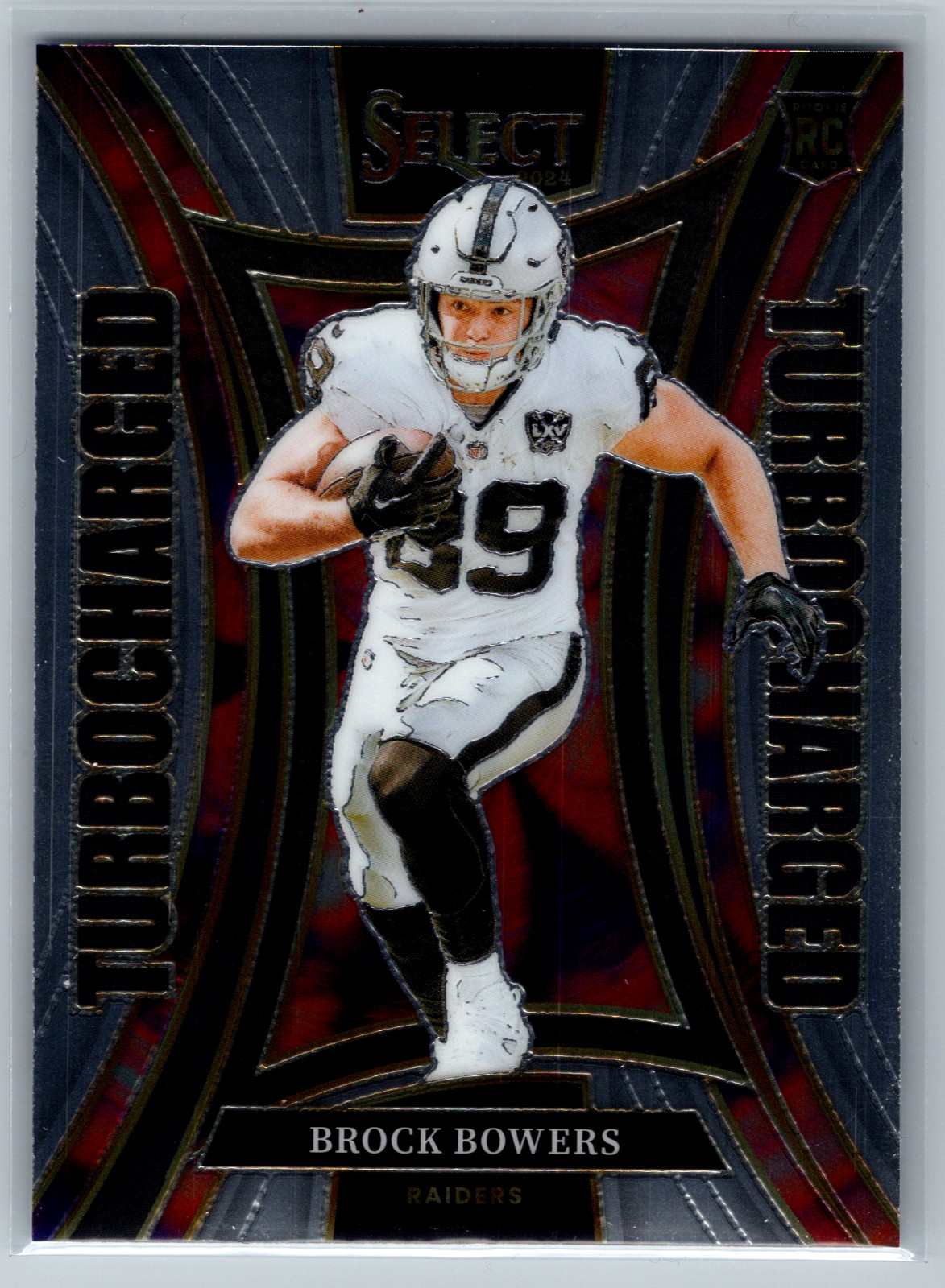 2024 Panini Select - Turbocharged Brock Bowers #6 (RC)