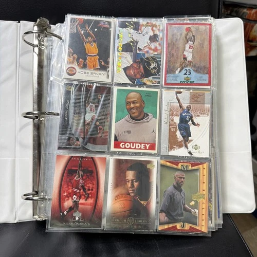 New ListingMichael Jordan Kobe Bryant LeBron James Rookie Basketball Card binder lot