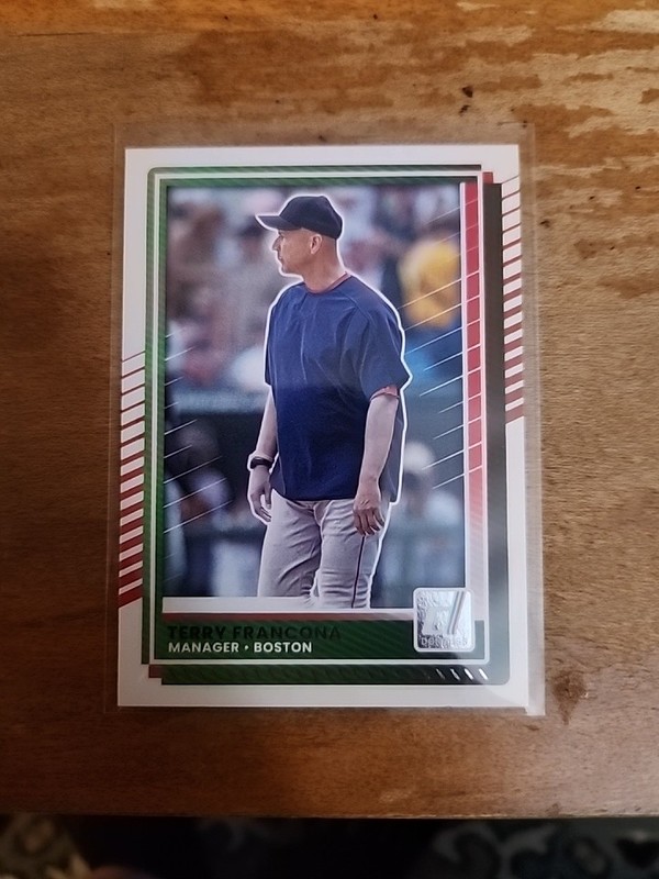 Baseball Card Single 2025 Panini Donruss Terry Francona #38 Red Sox NM MLB B873
