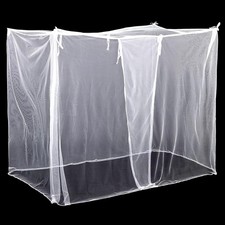 4 Corners Mosquito Net for Mosquiteros para L75 X W35.5 X H59 Inch, White