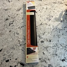 3M Gel Antimicrobial Large Mouse Wrist Rest for Keyboard Comfort Black WR310LE