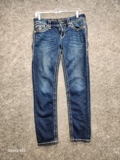 Rock Revival Alaness Skinny Jeans Women's Size 29 Medium Wash Blue Denim