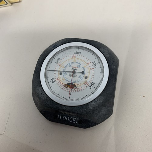 Vintage Thommen 15000 Altimeter With Box And Paperwork - Afbeelding 7 van 13