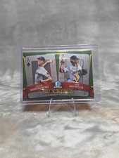 2022 Bowman Draft #BJ-4 Jacob Misiorowski / Eric Brown Jr. Blackjack