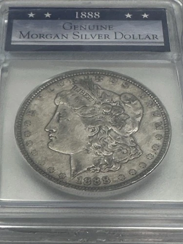 1888 Franklin Mint Uncirculated Silver Morgan Dollar Coin, No Reserve!
