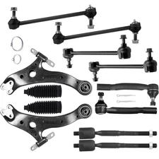 Front Lower Control Arm Tie Rod End Sway Bar Rack Bellow For 04-2006 Lexus ES330