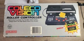 1980's ColecoVision or ADAM Roller Controller Wired Box, Manual & 2 Keypads
