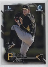 2016 Bowman Chrome Prospects Chad Kuhl #BCP154 h3a