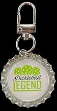 Pickleball / Zipper Pull / Backpack Charm / Purse Charm / Gift / Key Chain