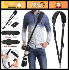 Waka Rapid Camera Neck Strap with Quick Release and Safety Tether, Adjustable Sh