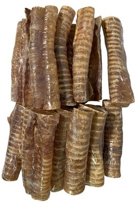 $$BULK SALE$$ 100 Packs 6'' Wrapped Beef Trachea Tube for DOGS 100% Natural Bones