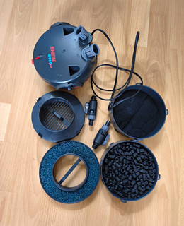 EHEIM ecco pro Aquarien Außenfilterkopf Typ 2032 mit Filtermedien & Anleitung