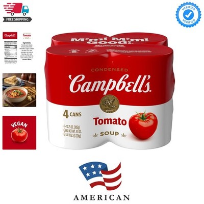 Condensed Tomato Soup, 10.75 Ounce Can Pack of 4