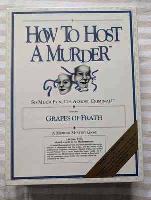 How To Host A Murder / Grapes Of Frath / Vintage 80s/90s Game New Sealed